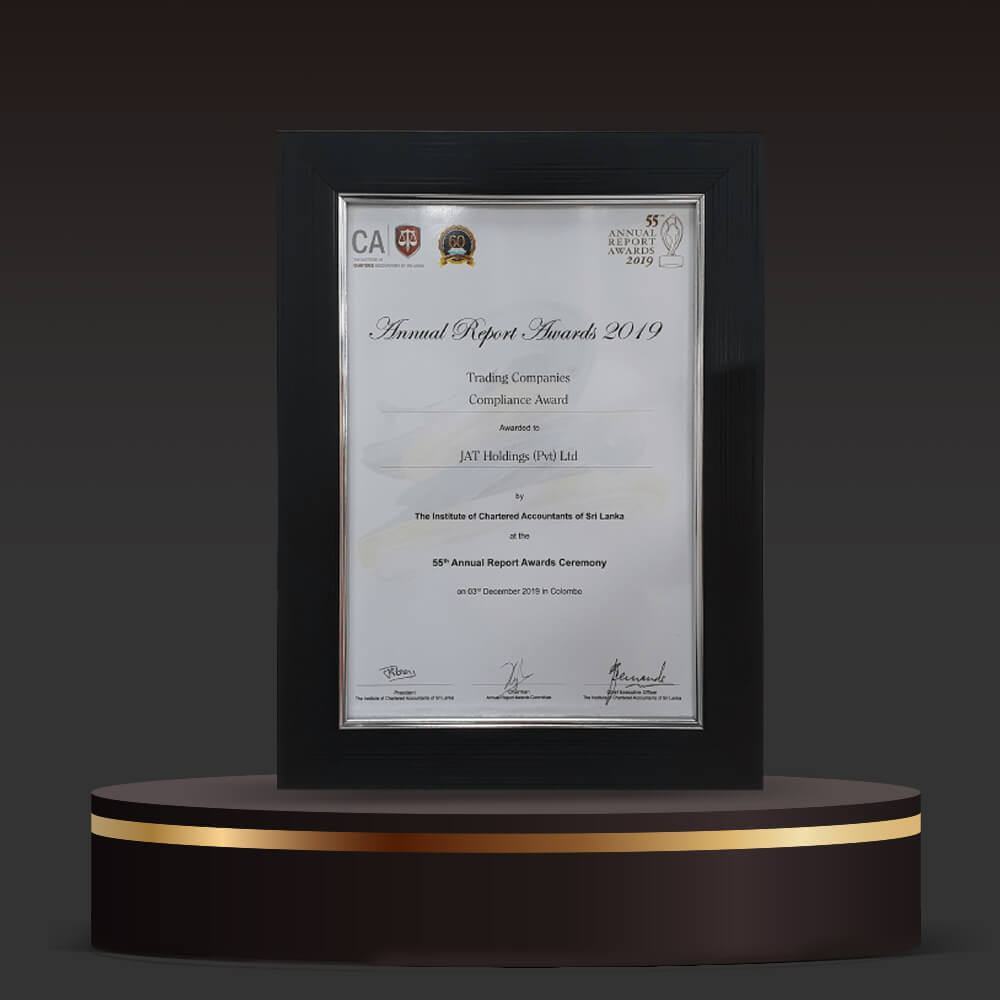 Annual Report Award 2019 (The Institute of Chartered Accountants of Sri Lanka)