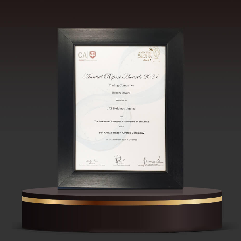 Annual Report Awards 2021 (The Institute of Chartered Accountants Of Sri Lanka)