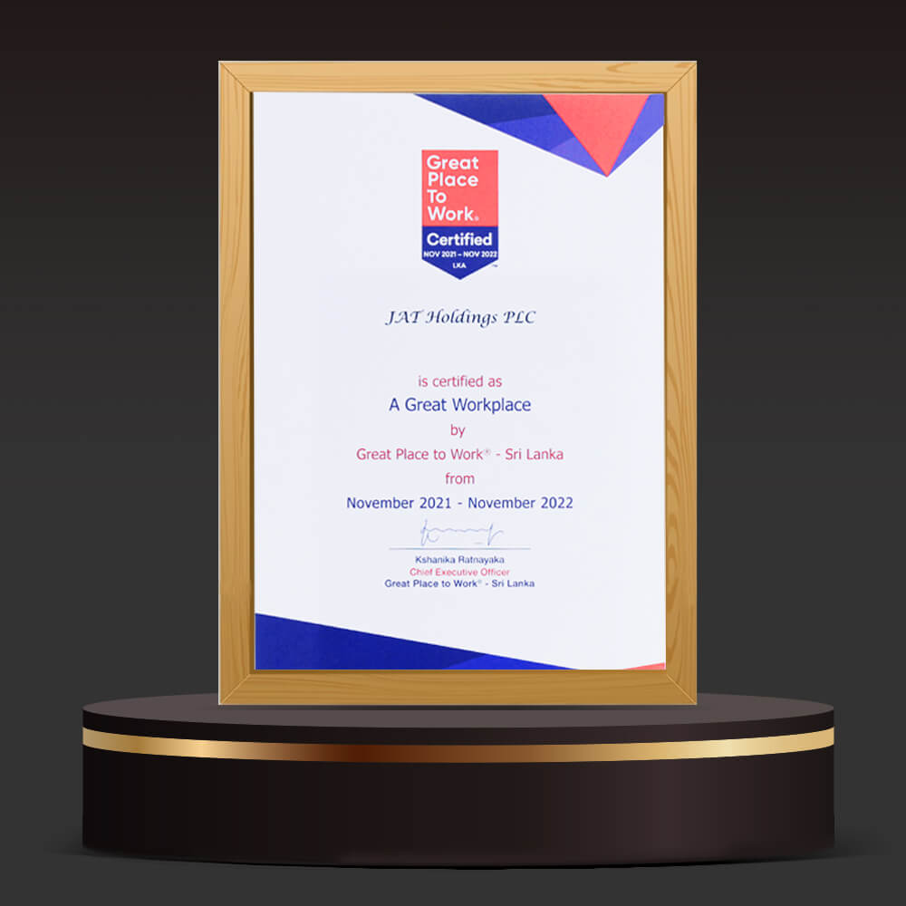 Great Place to Work Award 2021