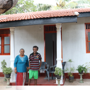 Habitat for Humanity visiting a elderly couple