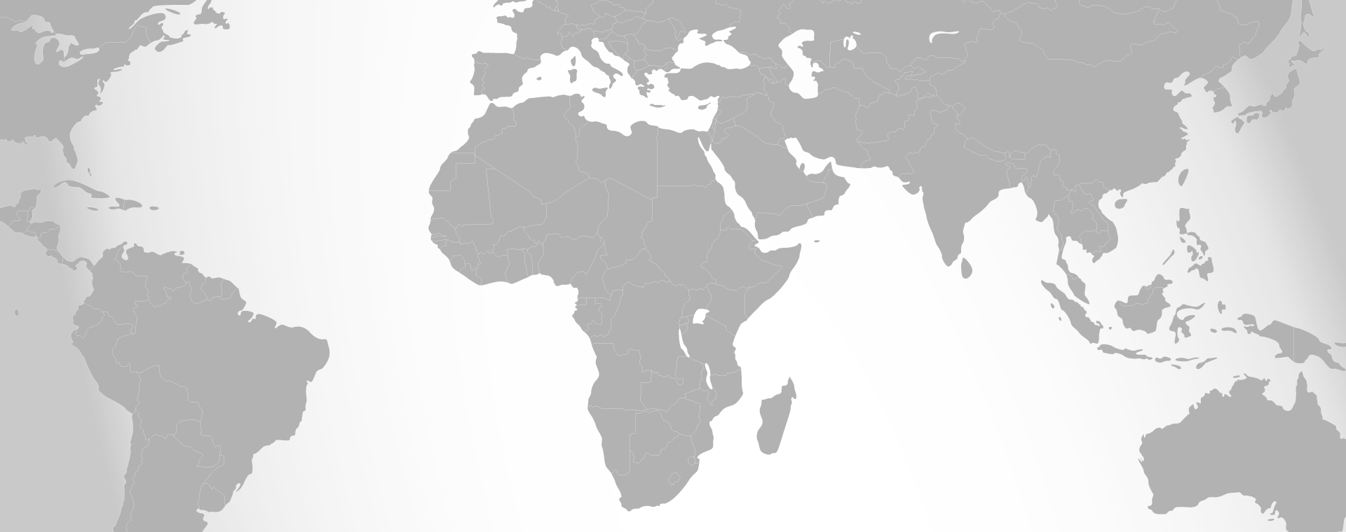 Black and white world map