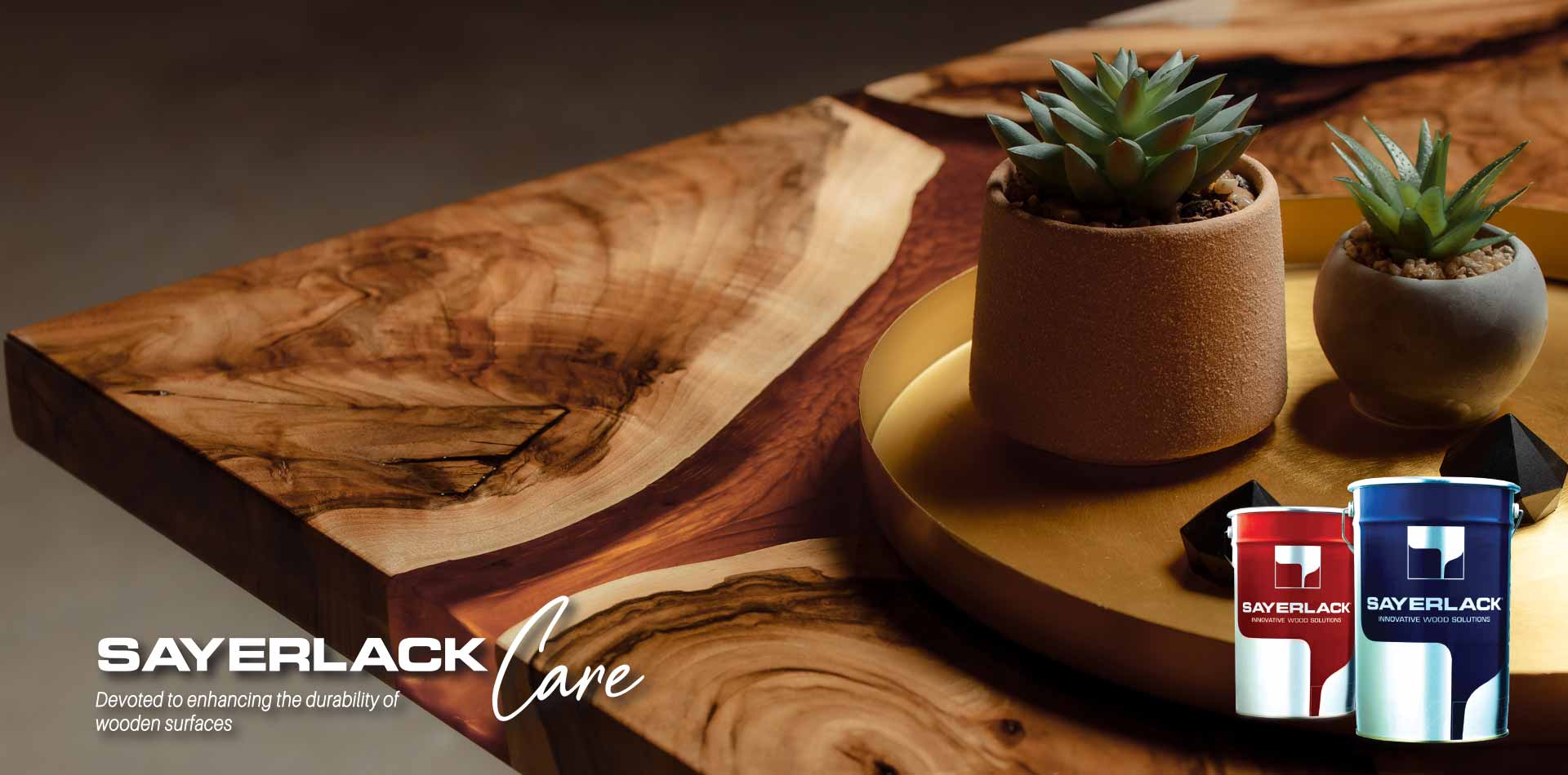 Wooden spiral staircase view