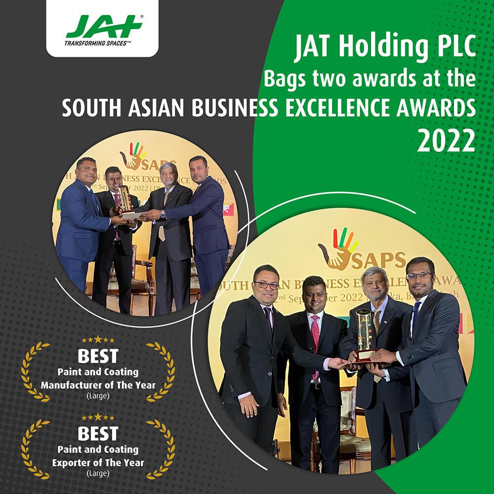 JAT Holdings bags two awards at the South Asian Business Excellence Awards