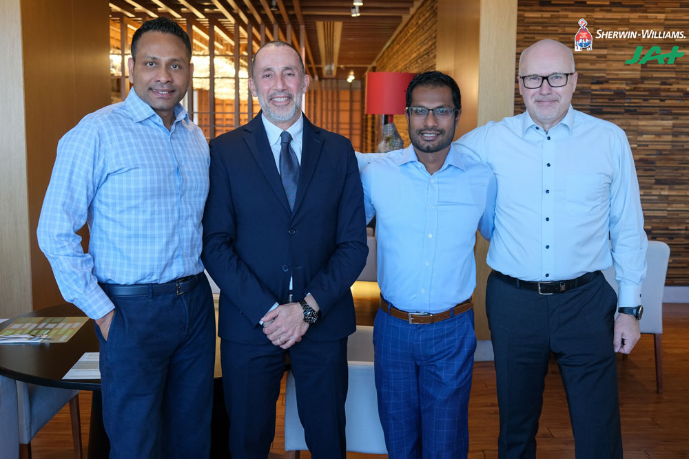 The Sherwin Williams Company reaffirmed JAT as its No#1 global partner in 2021