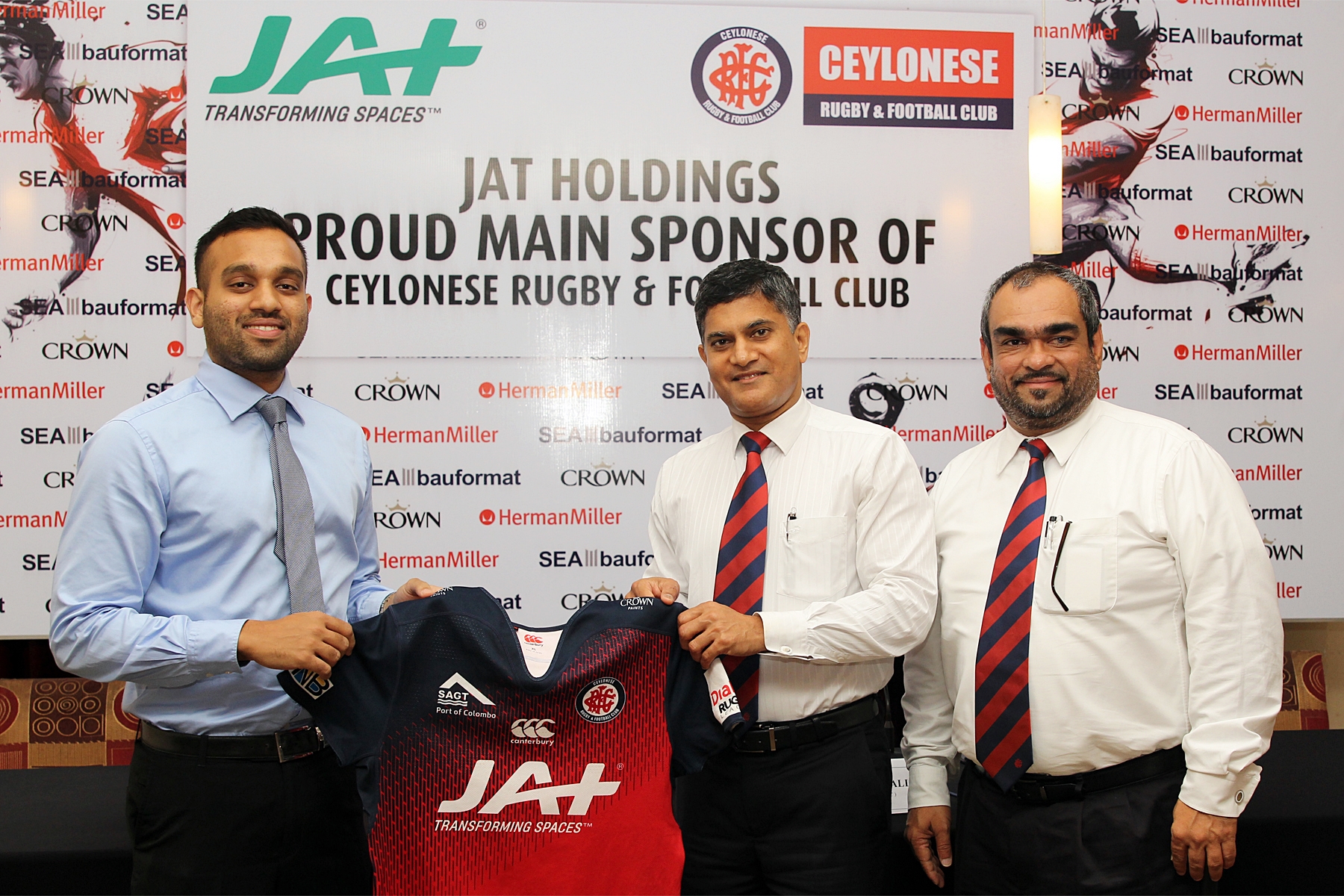 CEYLONESE rugby and football club sponsored by JAT Holdings