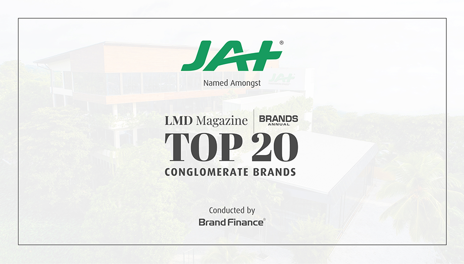 JAT Holdings named amongst top 20 conglomerate brands