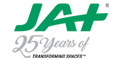 JAT 25 Years of TRANSFORMING SPACES logo