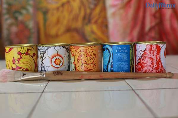 Pental Paints paintbrush and paint types