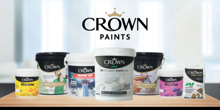 CROWN PAINTS range of paints and colours