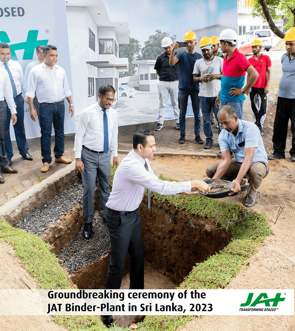 JAT sets sights on new benchmark in manufacturing excellence with initiation of new binder plant in 