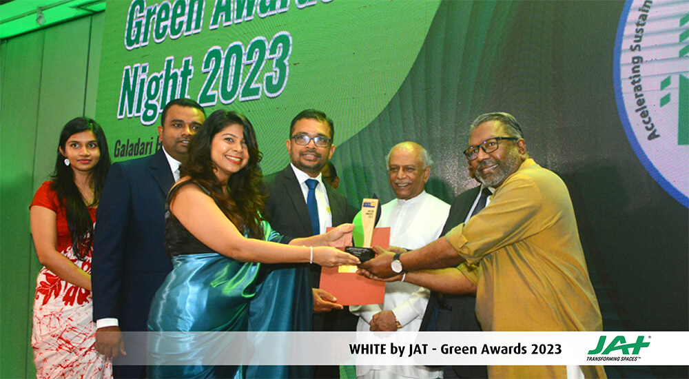 JAT Holdings' WHITE brand receives the prestigious Platinum Award at the 2023 Annual Green Awards Ce