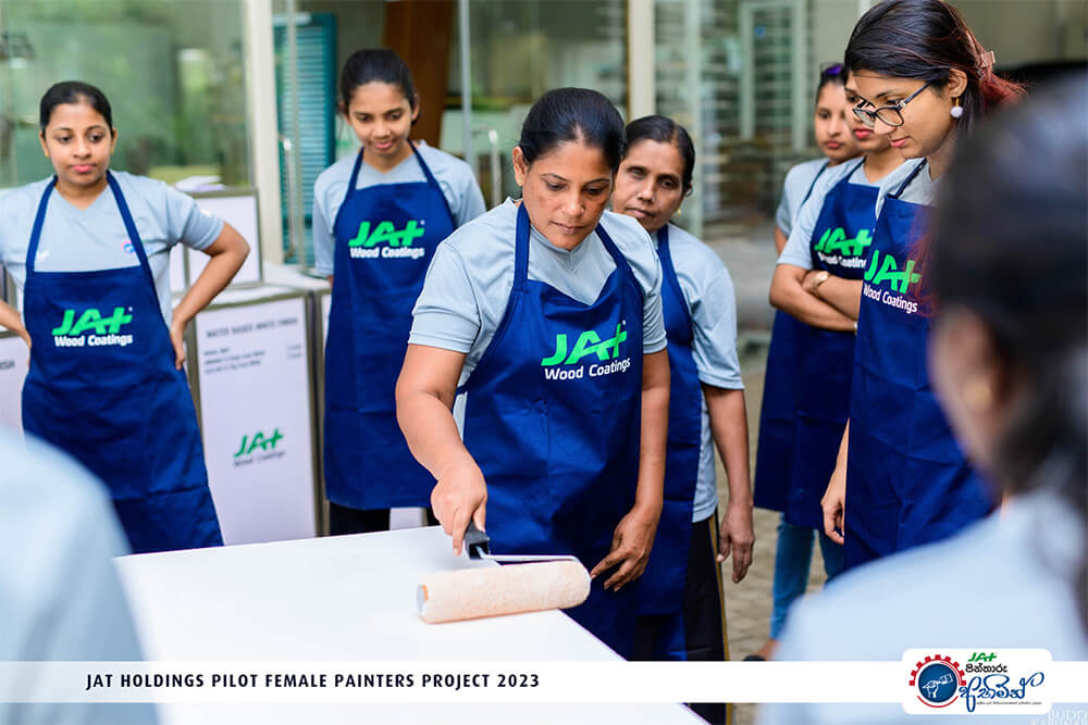 JAT Holdings Concludes Pilot Female Painters Project