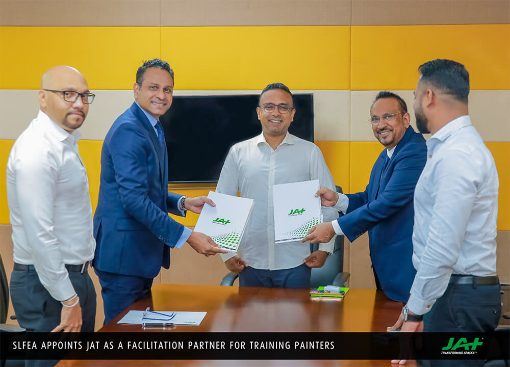 SLFEA Appoints JAT as a Facilitation Partner for Training Painters, to Provide Overseas Employment O