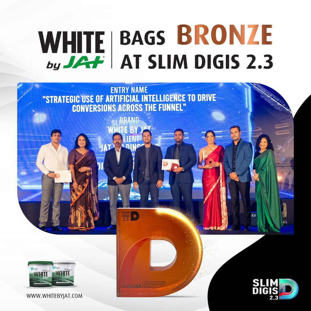 WHITE by JAT Recognized for Best Use of Technology in Marketing at SLIM DIGIS 2.3