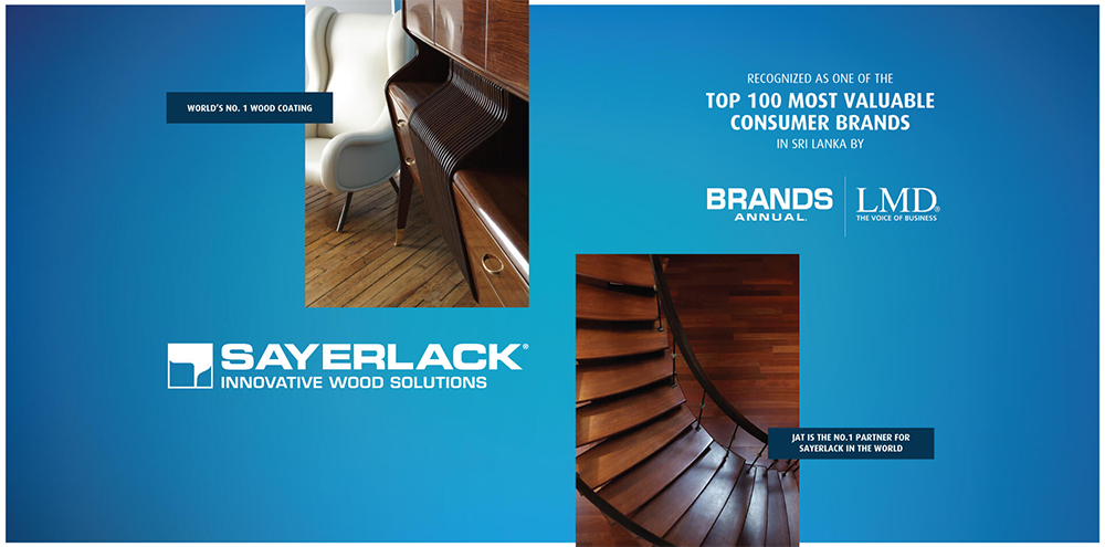 Sayerlack recognized amongst Top 100 Most Loved Brands of Sri Lanka