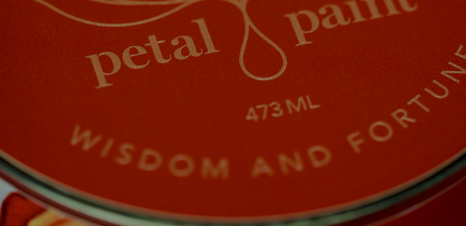 Petal Paint packaging